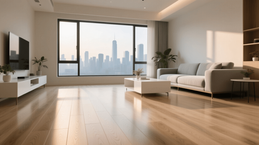 piso vinílico em ap